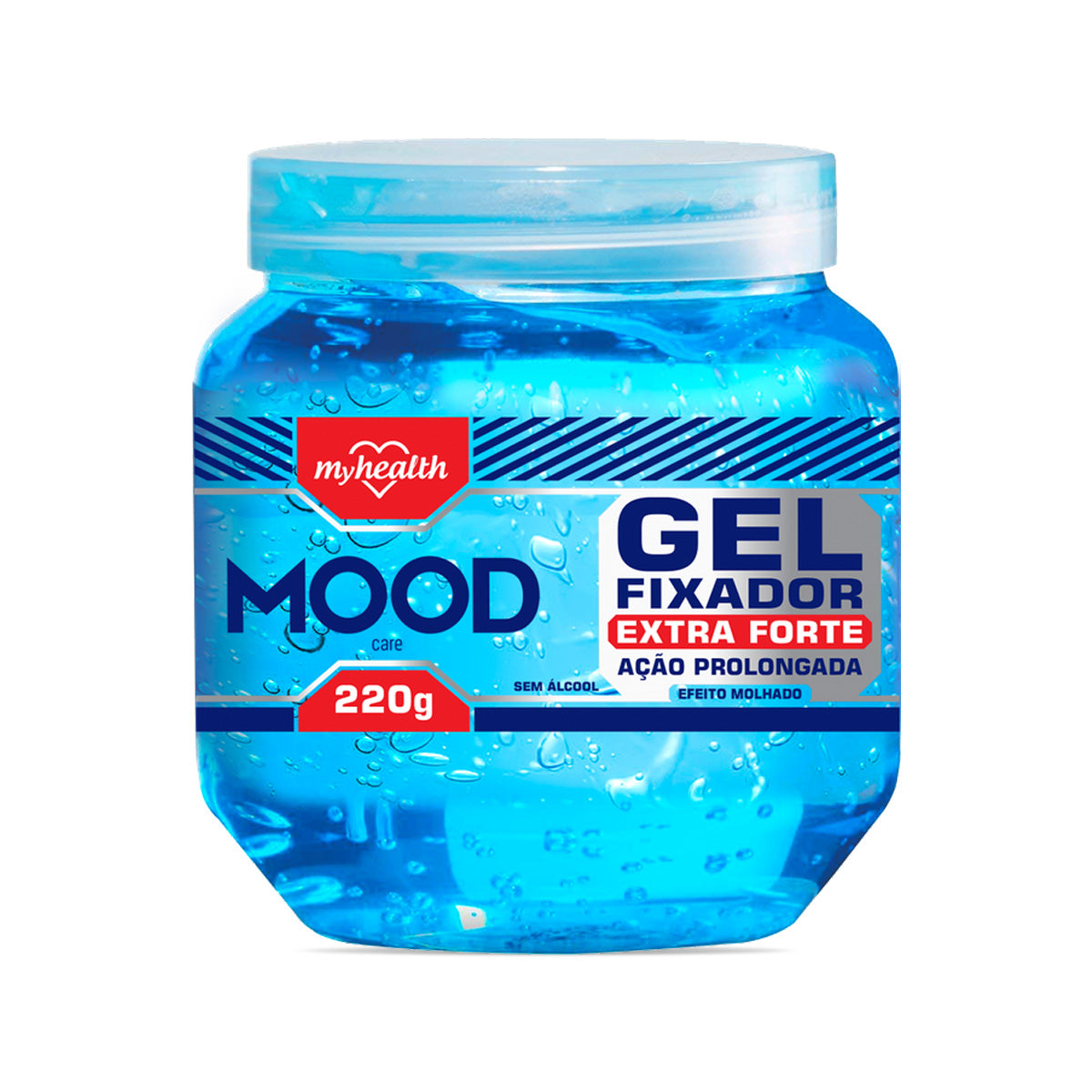 Gel Fixador de Cabelo Mood Care Extra Forte 220g