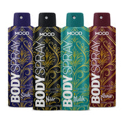 Kit 4 Body Sprays Mood Fragrâncias do Oriente 225ml
