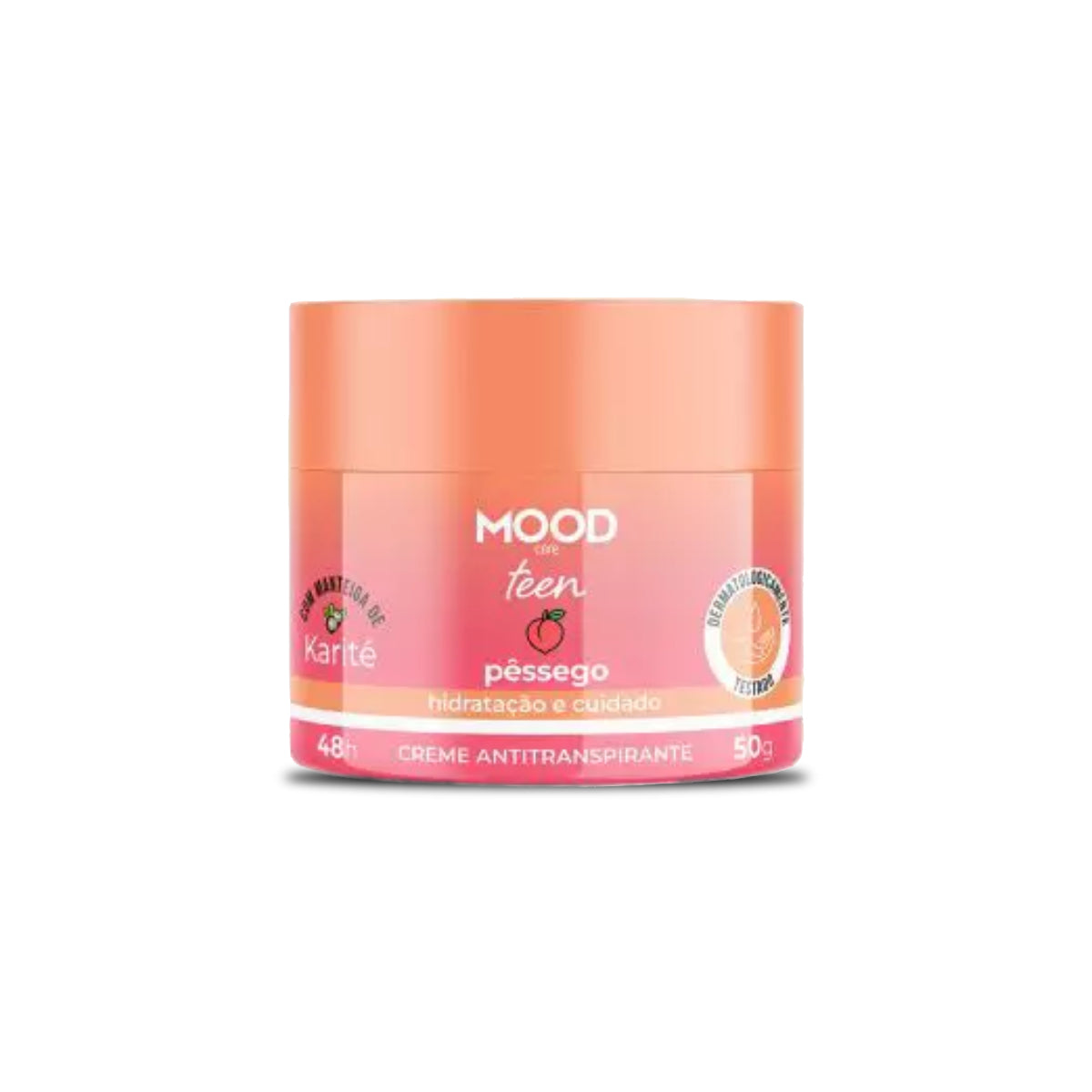 Antitranspirante Creme Mood Teen Pêssego 50g