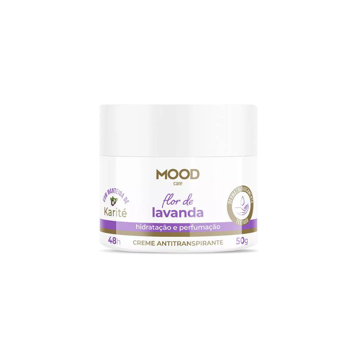 Antitranspirante Creme Mood Flor de Lavanda 50g