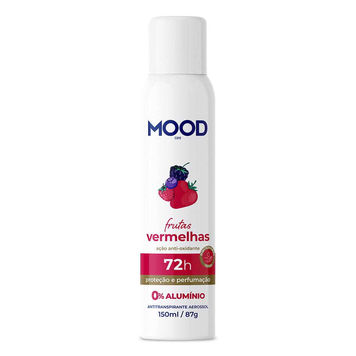 Antitranspirante Aerosol Mood Frutas Vermelhas 150ml 87g
