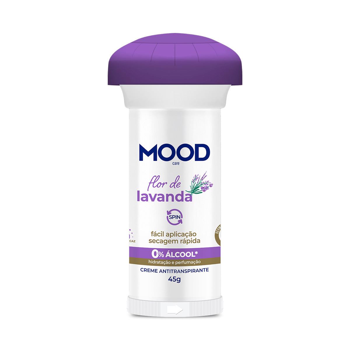 Antitranspirante Spin Mood Flor de Lavanda 45g