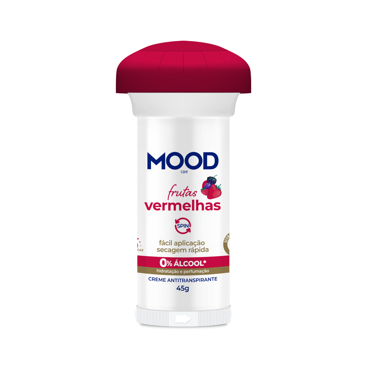 Antitranspirante Spin Mood Frutas Vermelhas 45g