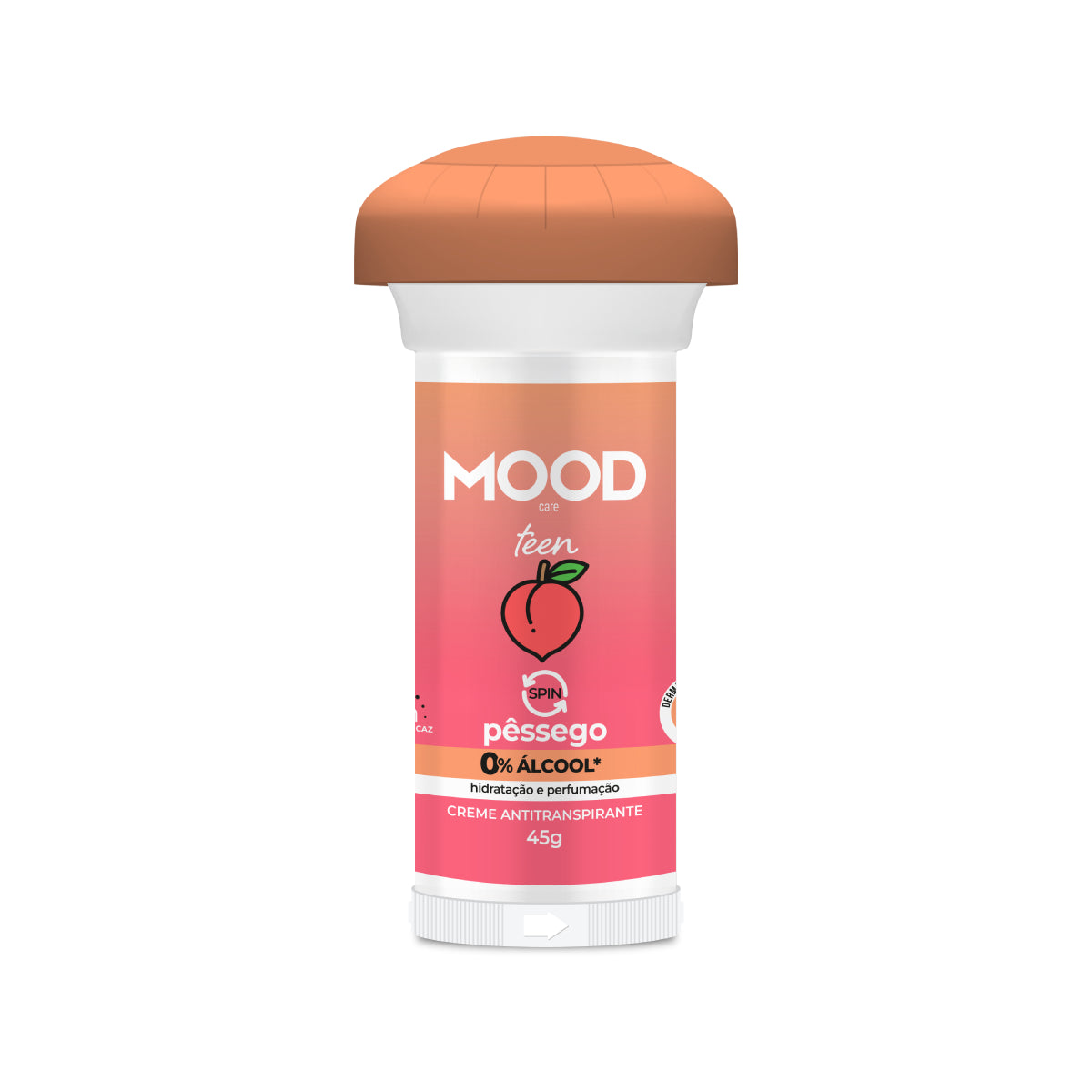 Antitranspirante Spin Mood Teen Pêssego 45g