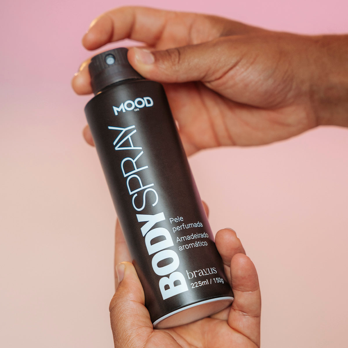 Body Spray Aerossol Mood Bravus 225ml