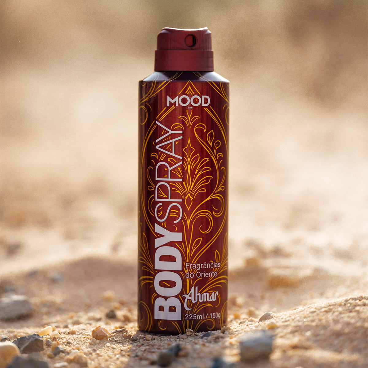 Body Spray Aerossol Mood Ahmar 225ml