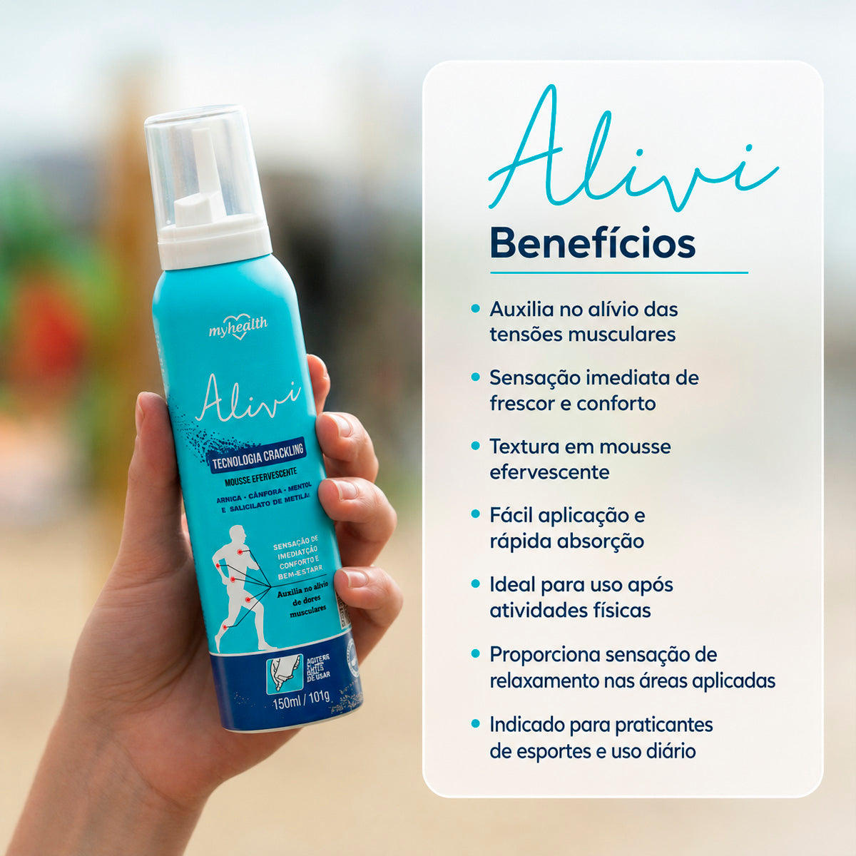 Mousse Efervescente Alivi Mood 150ml
